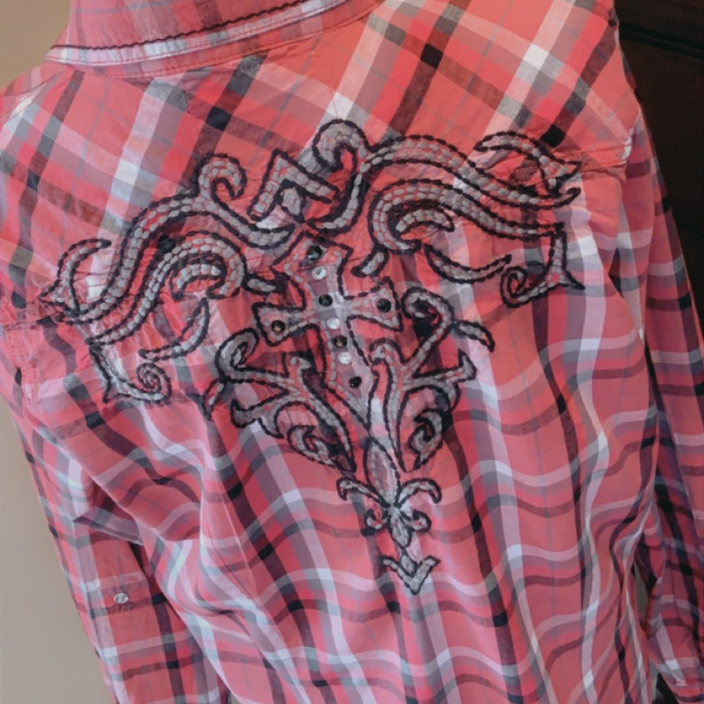 Gorgeous Back Western Button Down - image 1